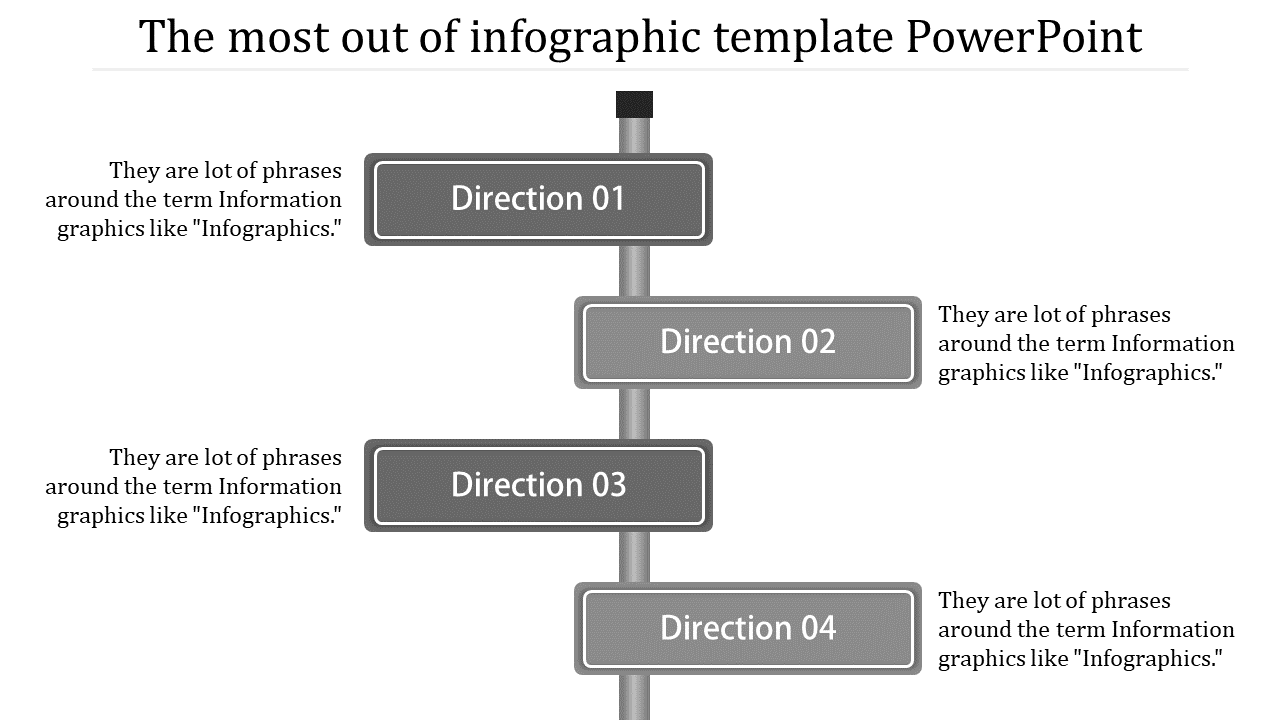Free - Inventive Infographic Template PowerPoint with Four Nodes